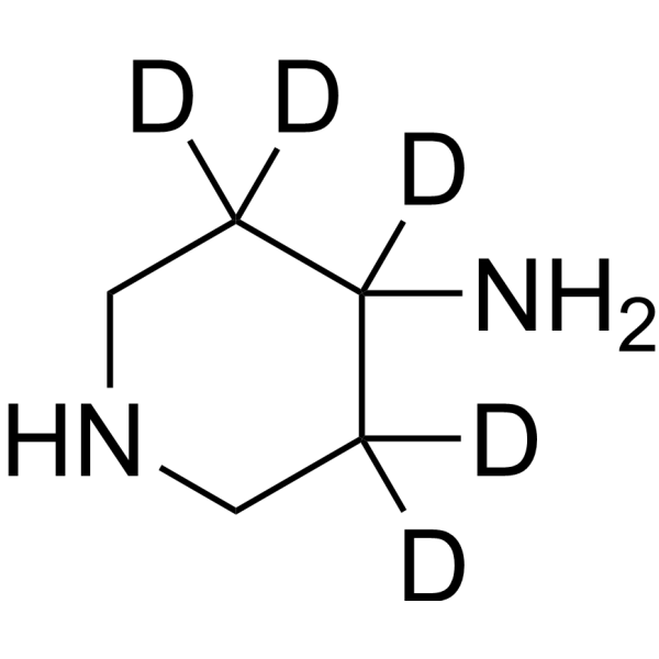 Piperidin-4-amine-d<sub>5</sub> Chemical Structure