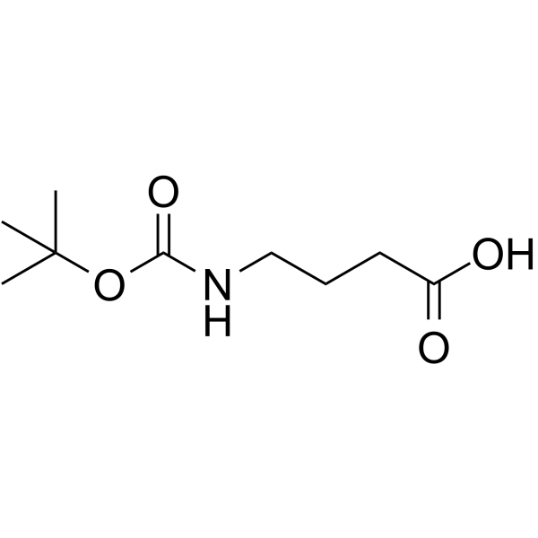 Boc-GABA-OH Chemical Structure