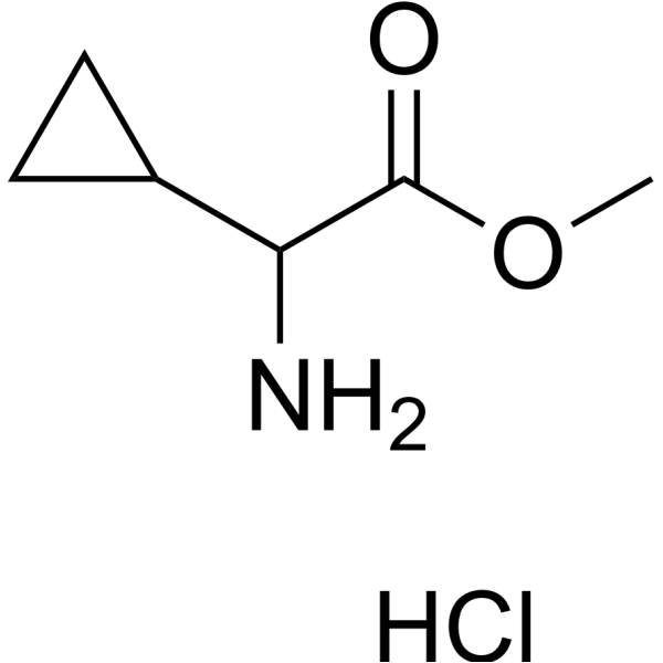 Methyl 2-amino-2-cyclopropylacetate hydrochloride Chemical Structure