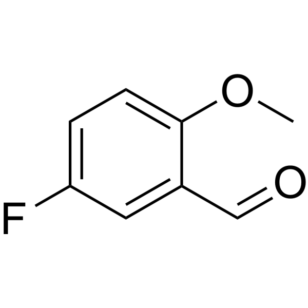 5-Fluoro-2-methoxybenzaldehyde Chemical Structure