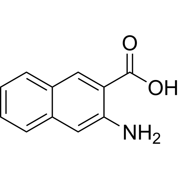 3-Amino-2-naphthoic acid Chemical Structure
