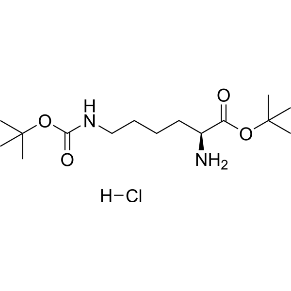 H-Lys(Boc)-OtBu.HCl Chemical Structure