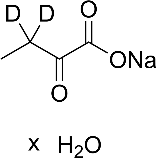 Sodium 2-oxobutanoate-d<sub>2</sub> hydrate Chemical Structure