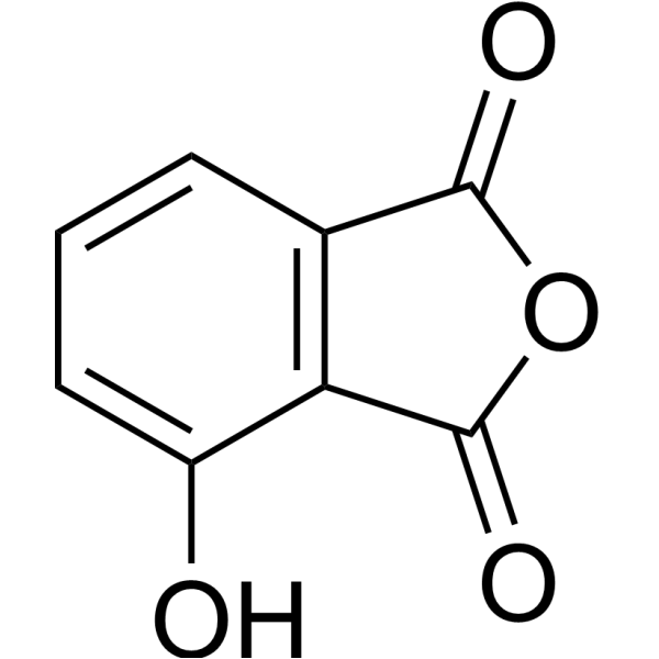 3-Hydroxyphthalic anhydride Chemical Structure