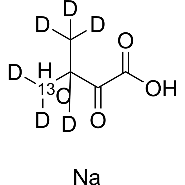 Sodium <em>3</em>-methyl-2-oxobutanoate-<em>13</em><em>C</em>,d4-1
