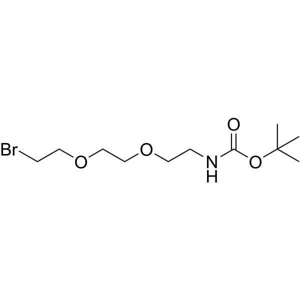 N-Boc-PEG3-bromide Chemical Structure