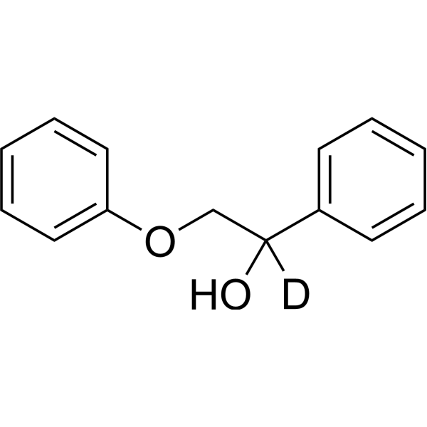 <em>2</em>-Phenoxy-1-phenylethanol-d1