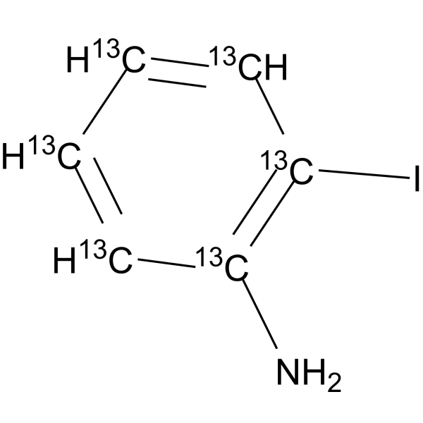 2-Iodoaniline-13C6 Chemical Structure