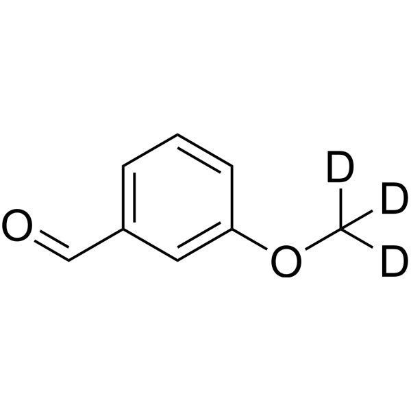 m-Anisaldehyde-d<sub>3</sub> Chemical Structure