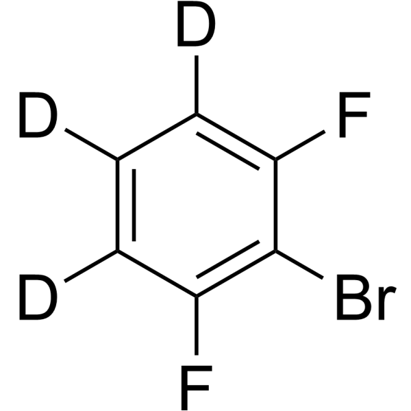 2-Bromo-1,3-difluorobenzene-d<sub>3</sub> Chemical Structure