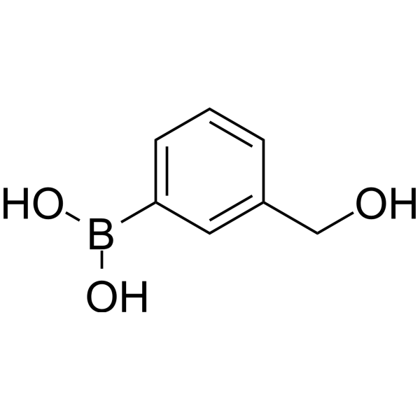 (3-Hydroxymethyl)phenylboronic acid Chemical Structure