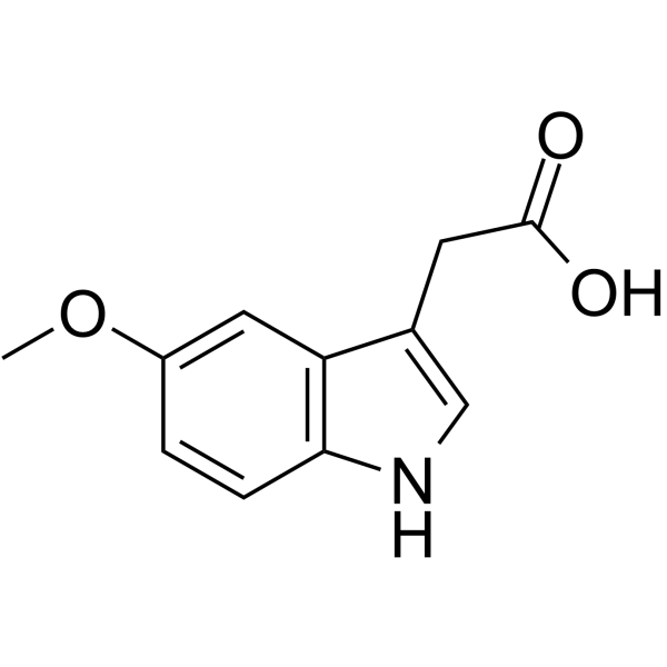 5-Methoxyindole-3-acetic acid Chemical Structure