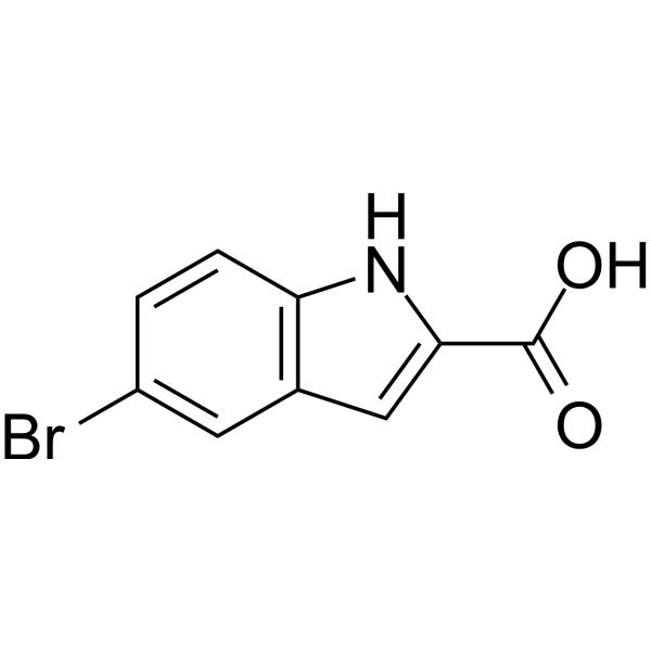 5-Bromo-1H-indole-2-carboxylic acid Chemical Structure