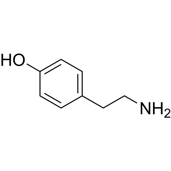 Tyramine (Standard) Chemical Structure