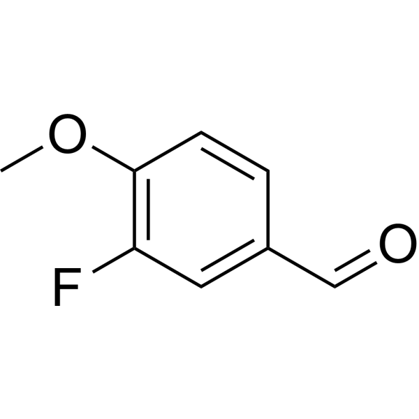 3-Fluoro-4-methoxybenzaldehyde Chemical Structure