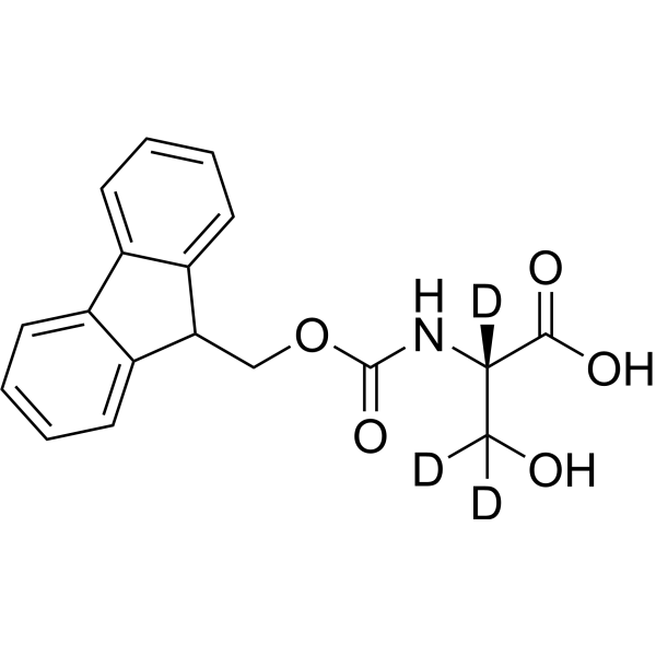 Fmoc-Ser-OH-d<sub>3</sub> Chemical Structure
