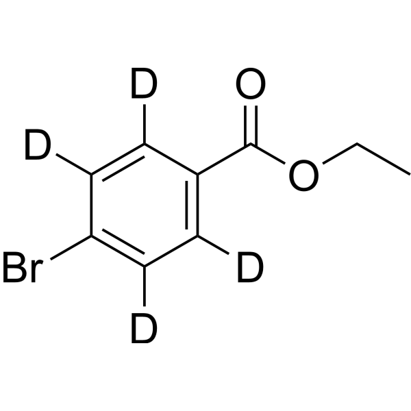 Ethyl 4-bromobenzoate-d<sub>4</sub> Chemical Structure