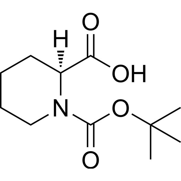 Boc-Pip-OH Chemical Structure