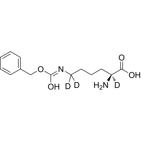 H-Lys(Z)-OH-d<sub>3</sub> Chemical Structure