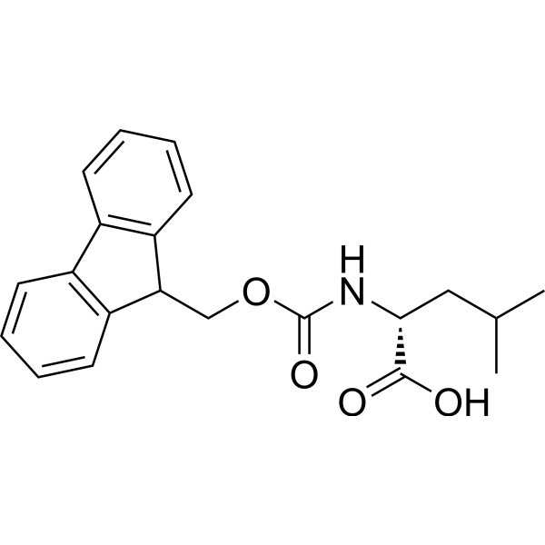 Fmoc-D-Leu-OH Chemical Structure