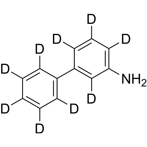3-Aminobiphenyl-d<sub>9</sub> Chemical Structure