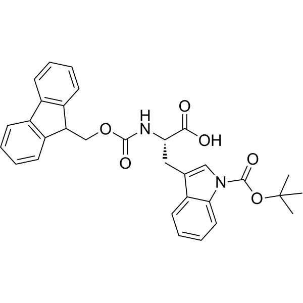 Fmoc-L-Trp(Boc)-OH Chemical Structure