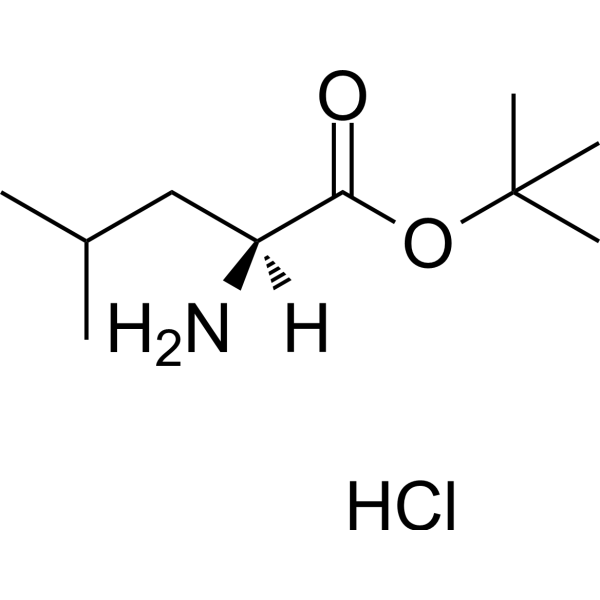 H-Leu-OtBu.HCl Chemical Structure
