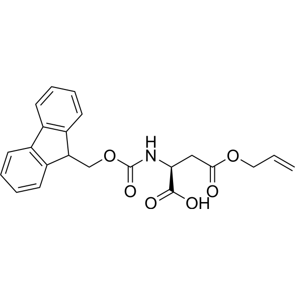 Fmoc-Asp(OAll)-OH Chemical Structure