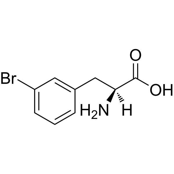 3-Bromo-L-phenylalanine Chemical Structure