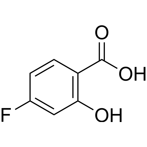 4-Fluoro-2-hydroxybenzoic acid Chemical Structure