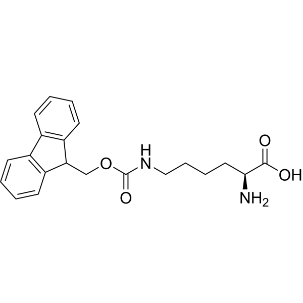 H-Lys(Fmoc)-OH Chemical Structure