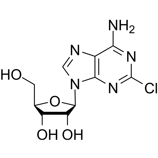 2-Chloroadenosine Chemical Structure
