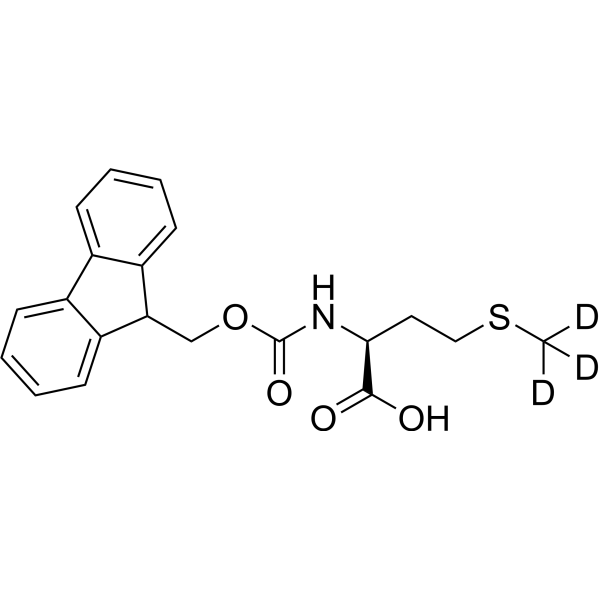 Fmoc-Met-OH-d<sub>3</sub> Chemical Structure
