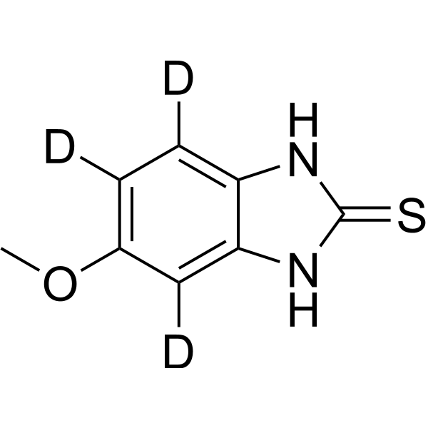<em>5</em>-Methoxy-2-benzimidazolethiol-d3