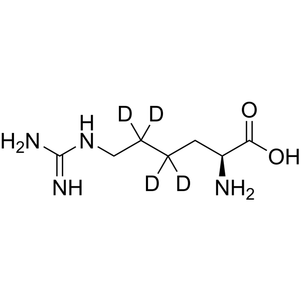 H-HoArg-OH-d<sub>4</sub> Chemical Structure