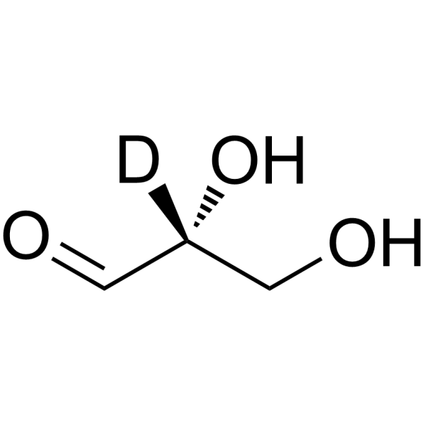 (R)-2,3-Dihydroxypropanal-d Chemical Structure
