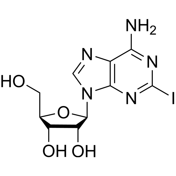 2-Iodoadenosine Chemical Structure