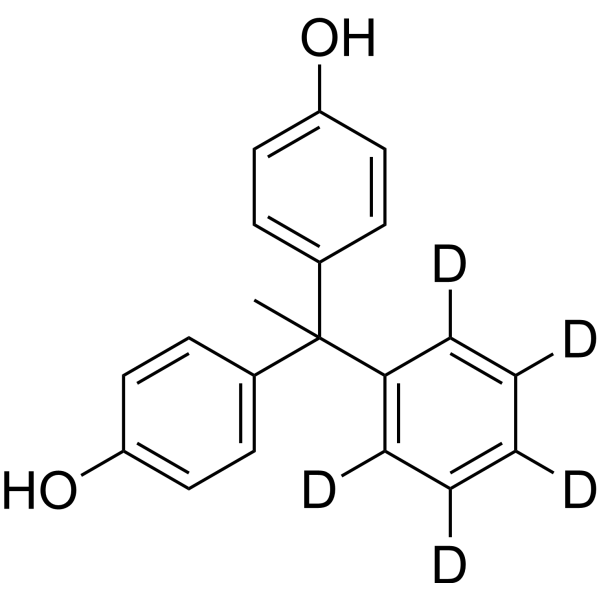 Bisphenol AP-d<sub>5</sub> Chemical Structure