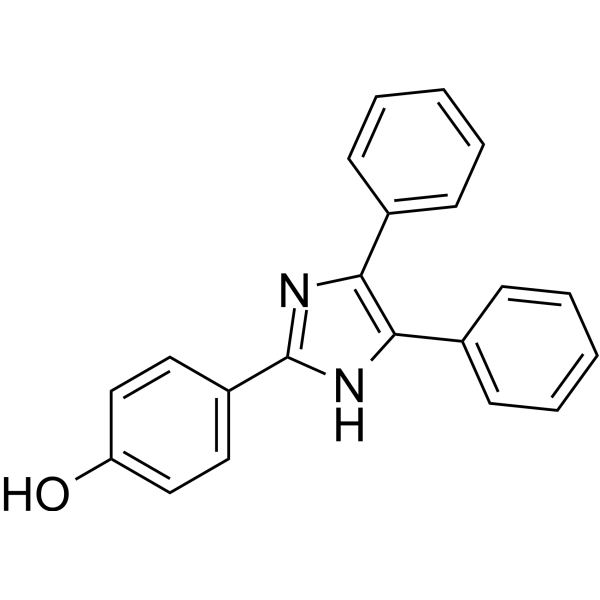 4-(4,5-Diphenyl-1H-imidazol-2-yl)phenol Chemical Structure
