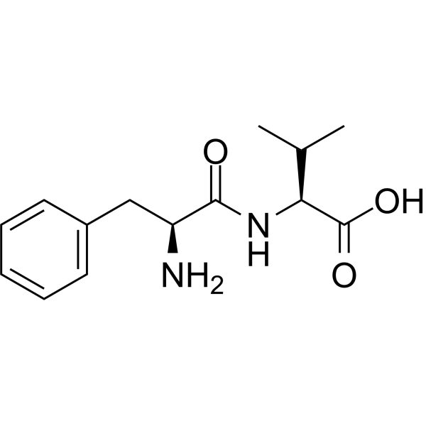 L-Phenylalanyl-L-valine Chemical Structure