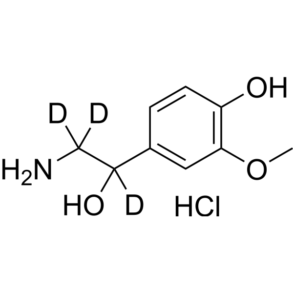 Normetanephrine-d<sub>3</sub> hydrochloride Chemical Structure