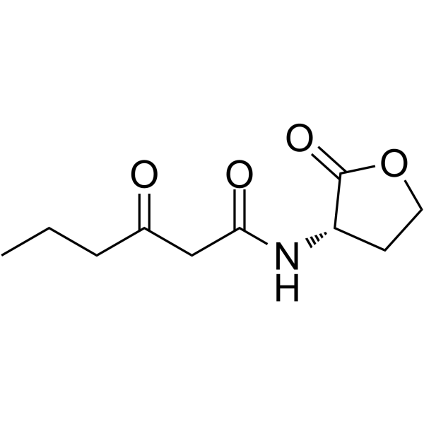N-(3-Oxohexanoyl)-L-homoserine lactone Chemical Structure