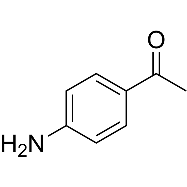 4'-Aminoacetophenone Chemical Structure