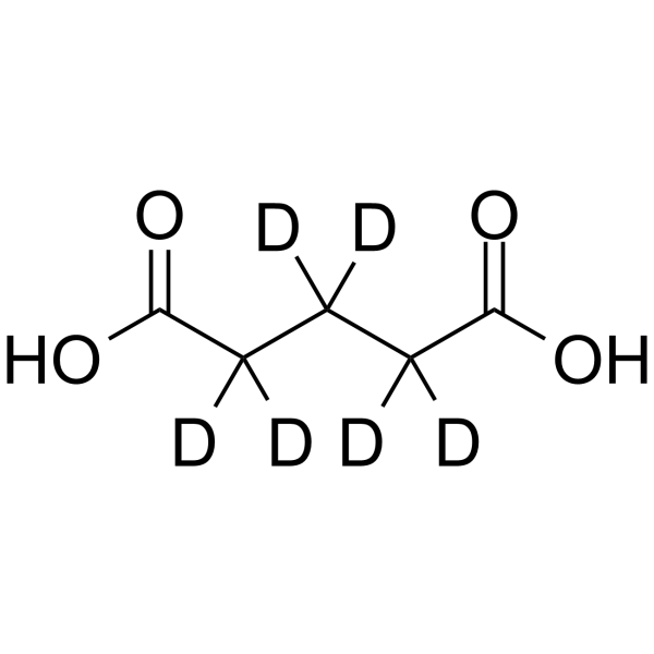 Glutaric acid-d6 Chemical Structure