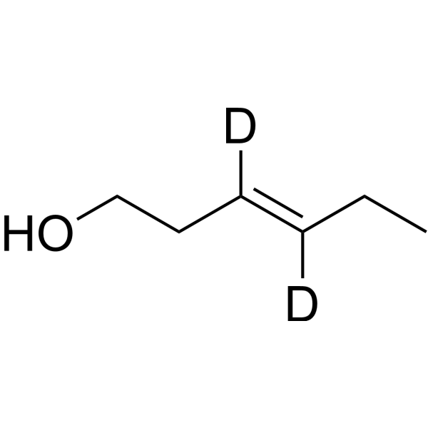 (E)-Hex-3-en-1-ol-d<sub>2</sub> Chemical Structure