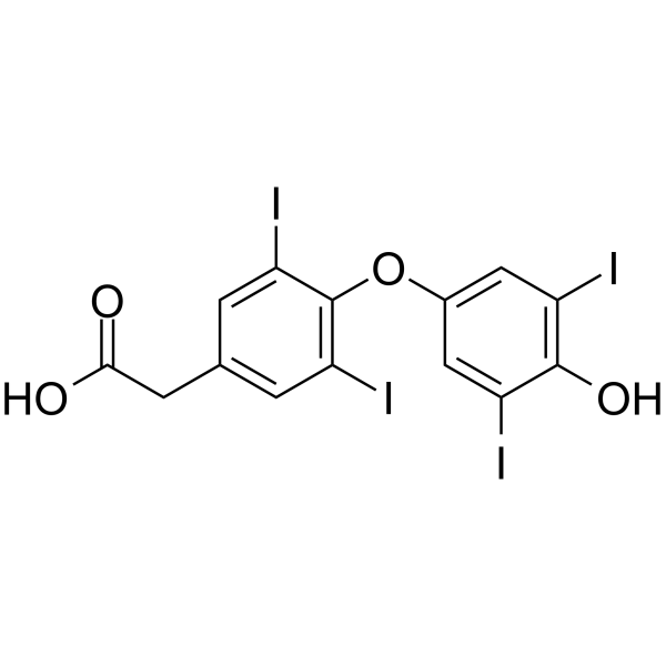 Tetrac Chemical Structure