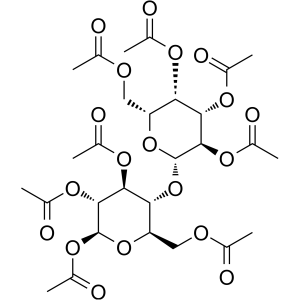 Lactose octaacetate Chemical Structure