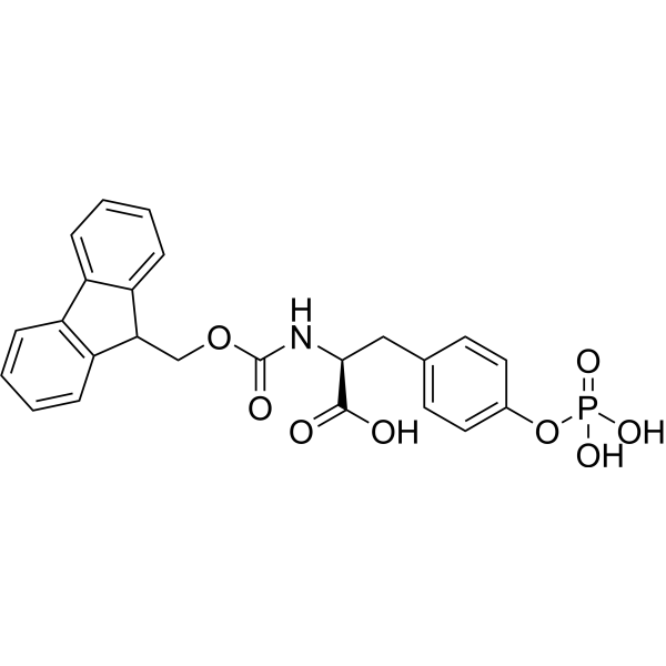 Fmoc-Tyr(H2PO3)-OH Chemical Structure