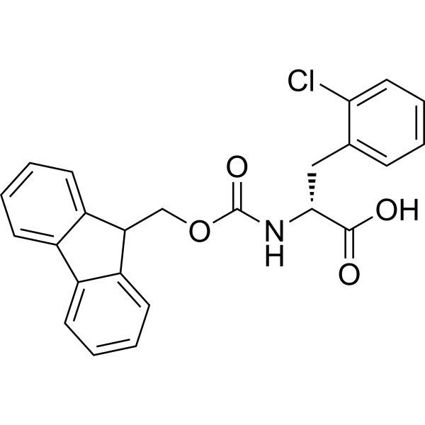 Fmoc-D-Phe(2-Cl)-OH Chemical Structure