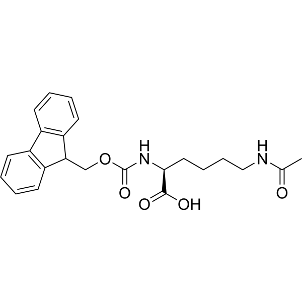 Fmoc-Lys(Ac)-OH Chemical Structure